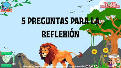 Historias para Directores - El León que Aprendió a Confiar (Editable en PowerPoint)