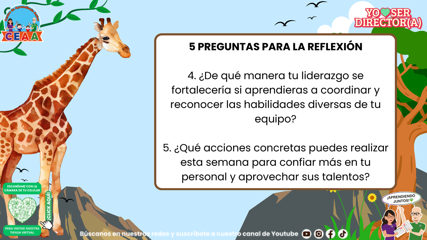 Historias para Directores - El León que Aprendió a Confiar (Editable en PowerPoint)