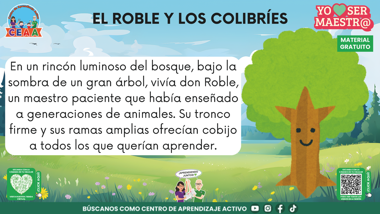 Historias para Maestros - EL ROBLE Y LOS COLIBRÍES en PDF