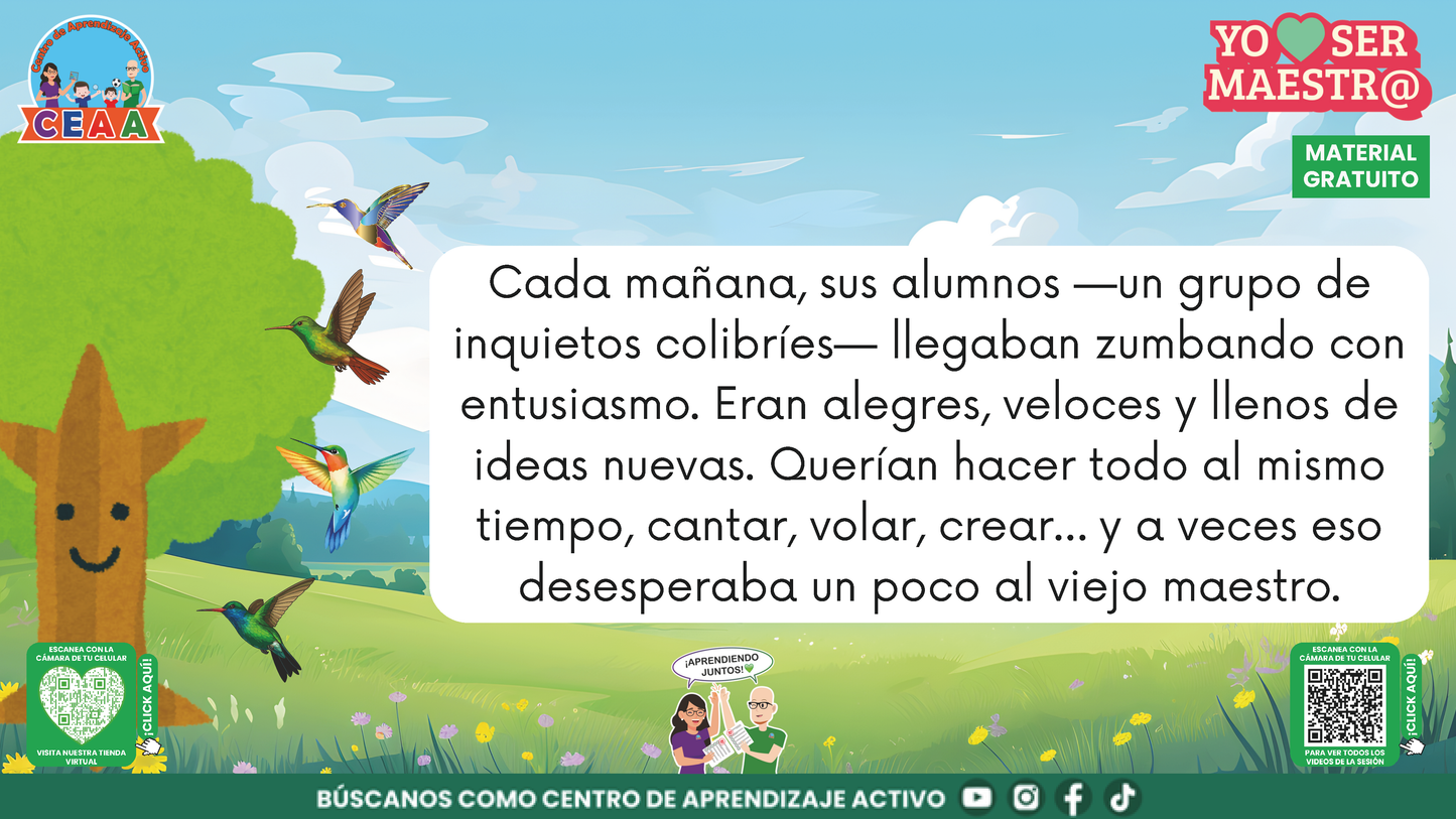 Historias para Maestros - EL ROBLE Y LOS COLIBRÍES en PDF