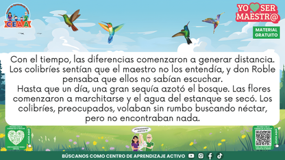 Historias para Maestros - EL ROBLE Y LOS COLIBRÍES en PDF