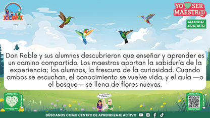Historias para Maestros - EL ROBLE Y LOS COLIBRÍES en PDF