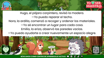 Historias para Maestros - EL SALÓN QUE VOLVIÓ A LEVANTARSE Editable en PowerPoint