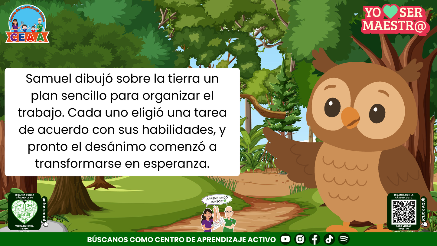 Historias para Maestros - EL SALÓN QUE VOLVIÓ A LEVANTARSE Editable en PowerPoint