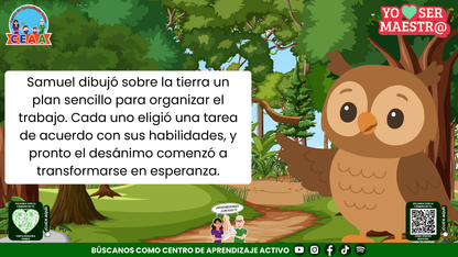 Historias para Maestros - EL SALÓN QUE VOLVIÓ A LEVANTARSE Editable en PowerPoint