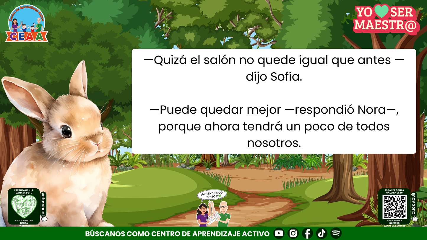 Historias para Maestros - EL SALÓN QUE VOLVIÓ A LEVANTARSE Editable en PowerPoint