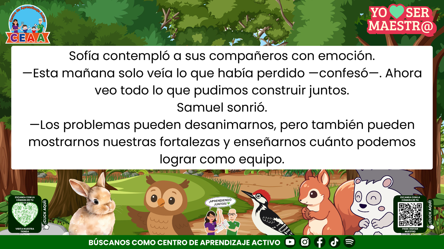 Historias para Maestros - EL SALÓN QUE VOLVIÓ A LEVANTARSE Editable en PowerPoint