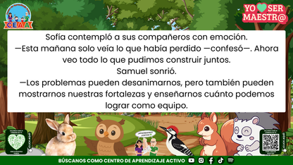 Historias para Maestros - EL SALÓN QUE VOLVIÓ A LEVANTARSE Editable en PowerPoint