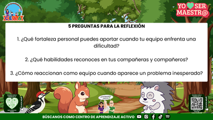 Historias para Maestros - EL SALÓN QUE VOLVIÓ A LEVANTARSE Editable en PowerPoint