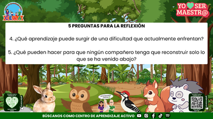 Historias para Maestros - EL SALÓN QUE VOLVIÓ A LEVANTARSE Editable en PowerPoint