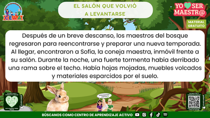 Historias para Maestros - EL SALÓN QUE VOLVIÓ A LEVANTARSE en PDF
