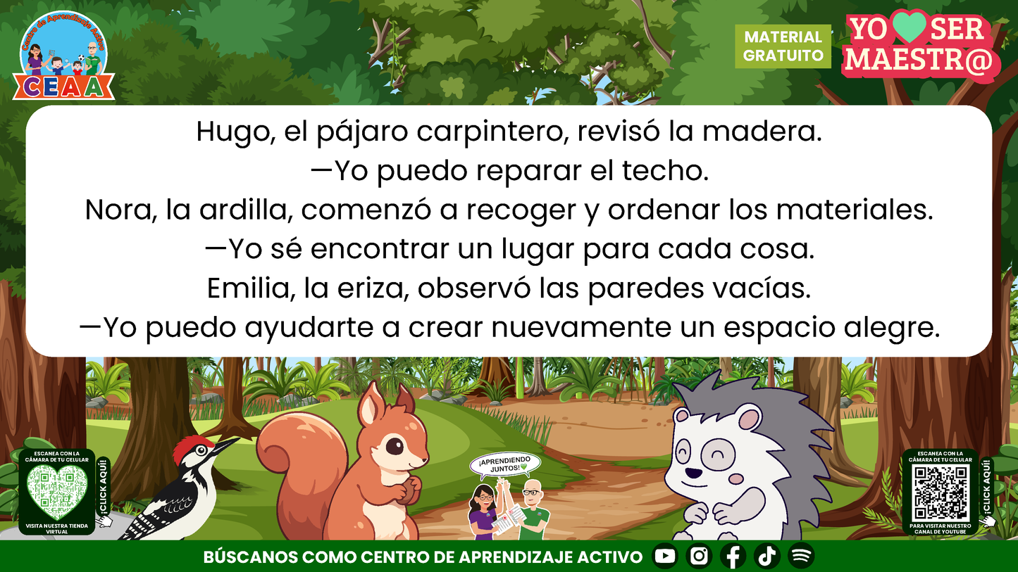 Historias para Maestros - EL SALÓN QUE VOLVIÓ A LEVANTARSE en PDF