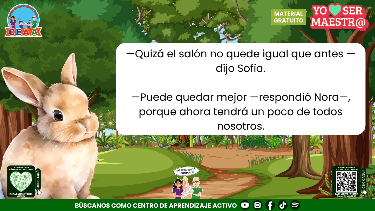 Historias para Maestros - EL SALÓN QUE VOLVIÓ A LEVANTARSE en PDF