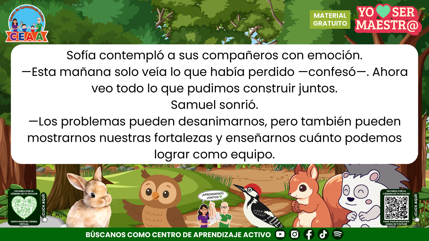 Historias para Maestros - EL SALÓN QUE VOLVIÓ A LEVANTARSE en PDF
