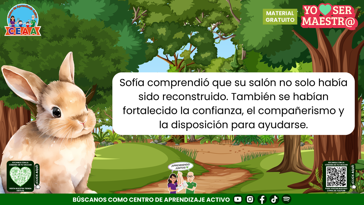 Historias para Maestros - EL SALÓN QUE VOLVIÓ A LEVANTARSE en PDF