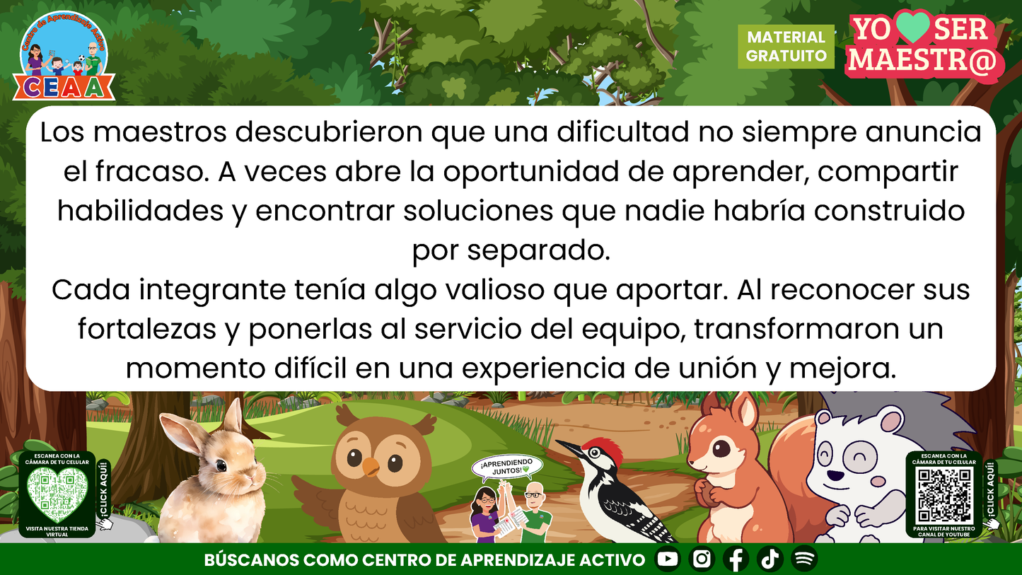 Historias para Maestros - EL SALÓN QUE VOLVIÓ A LEVANTARSE en PDF