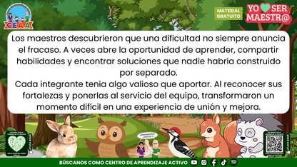 Historias para Maestros - EL SALÓN QUE VOLVIÓ A LEVANTARSE en PDF