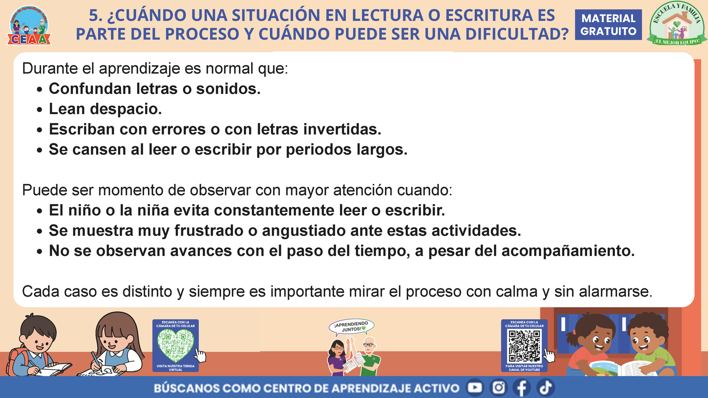 Escuela y familia: ¿CÓMO APRENDEN A LEER Y A ESCRIBIR MIS HIJAS E HIJOS EN LA ESCUELA? en PDF