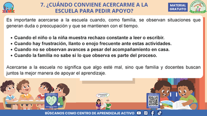 ESCUELA Y FAMILIA: ¿CÓMO APRENDEN A LEER Y A ESCRIBIR MIS HIJAS E HIJOS EN LA ESCUELA? en PDF