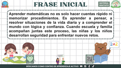 ESCUELA Y FAMILIA: ¿CÓMO APRENDEN MATEMÁTICAS MIS HIJOS E HIJAS EN LA ESCUELA? en PDF