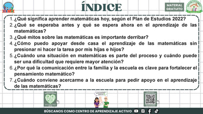 ESCUELA Y FAMILIA: ¿CÓMO APRENDEN MATEMÁTICAS MIS HIJOS E HIJAS EN LA ESCUELA? en PDF