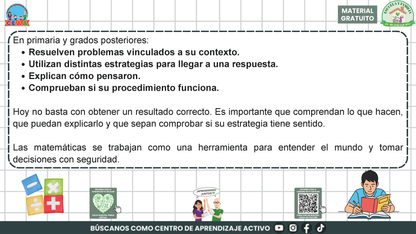 ESCUELA Y FAMILIA: ¿Cómo aprenden matemáticas mis hijas e hijos en la escuela? en PDF