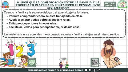 ESCUELA Y FAMILIA: ¿CÓMO APRENDEN MATEMÁTICAS MIS HIJOS E HIJAS EN LA ESCUELA? en PDF