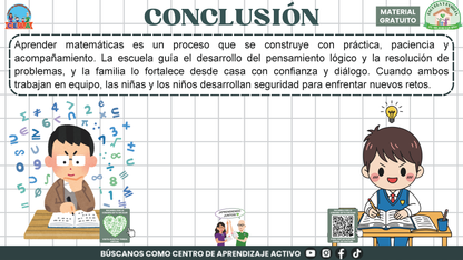 ESCUELA Y FAMILIA: ¿Cómo aprenden matemáticas mis hijas e hijos en la escuela? en PDF