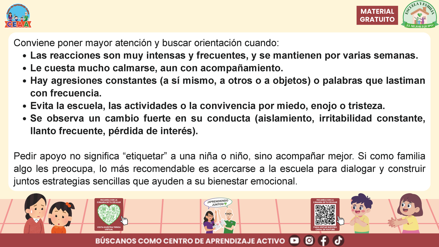 ESCUELA Y FAMILIA: ¿Cómo enseñar a nuestras hijas e hijos a expresar asertivamente y gestionar sus emociones? En PDF