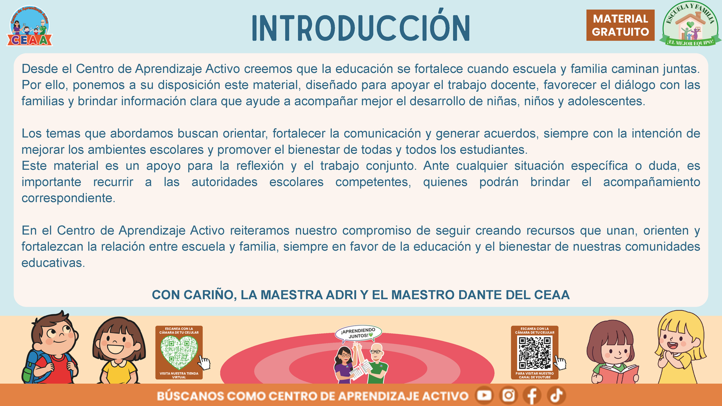 ESCUELA Y FAMILIA: ¿Qué hacer y cómo resolver conflictos entre estudiantes de manera adecuada? en PDF