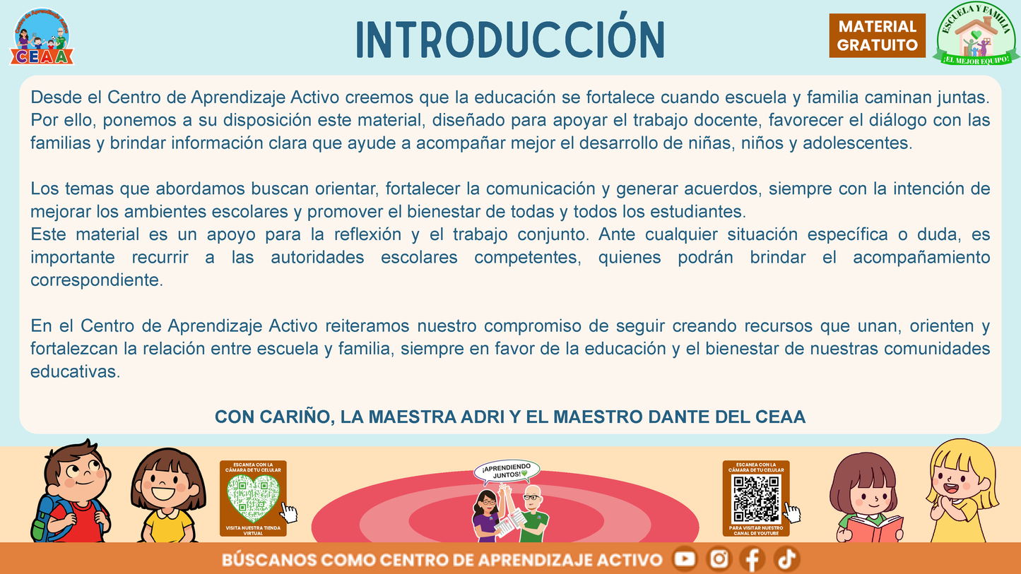 ESCUELA Y FAMILIA: ¿Qué hacer y cómo resolver conflictos entre estudiantes de manera adecuada? en PDF