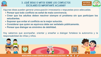 ESCUELA Y FAMILIA: ¿Qué hacer y cómo resolver conflictos entre estudiantes de manera adecuada? en PDF