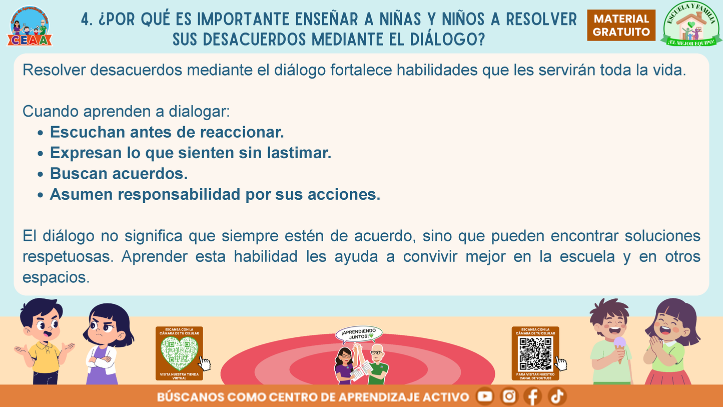 ESCUELA Y FAMILIA: ¿Qué hacer y cómo resolver conflictos entre estudiantes de manera adecuada? en PDF