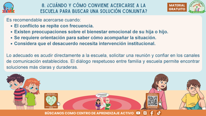 ESCUELA Y FAMILIA: ¿Qué hacer y cómo resolver conflictos entre estudiantes de manera adecuada? en PDF