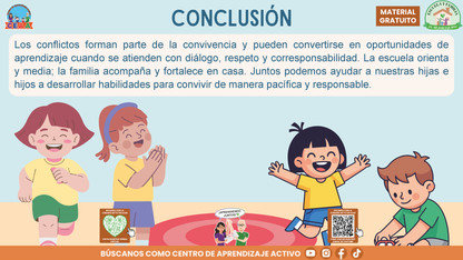ESCUELA Y FAMILIA: ¿Qué hacer y cómo resolver conflictos entre estudiantes de manera adecuada? en PDF