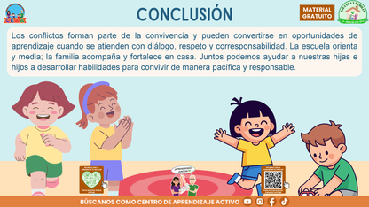 ESCUELA Y FAMILIA: ¿Qué hacer y cómo resolver conflictos entre estudiantes de manera adecuada? en PDF