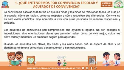 ESCUELA Y FAMILIA: ¿POR QUÉ SON IMPORTANTES LOS ACUERDOS DE CONVIVENCIA PARA EL APRENDIZAJE DE MIS HIJOS? en PDF