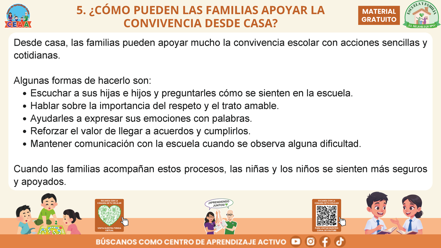 ESCUELA Y FAMILIA: ¿POR QUÉ SON IMPORTANTES LOS ACUERDOS DE CONVIVENCIA PARA EL APRENDIZAJE DE MIS HIJOS? en PDF