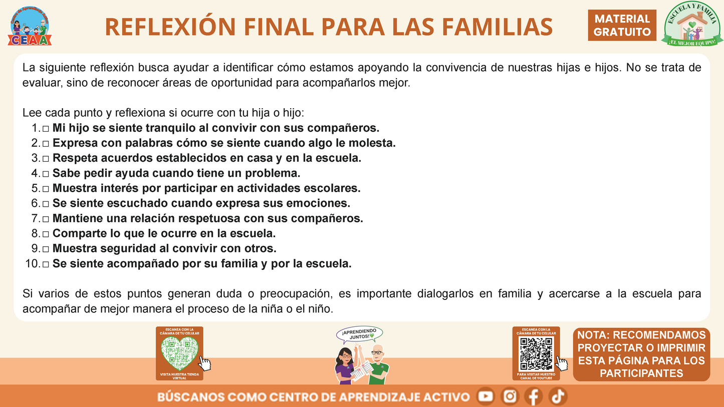 ESCUELA Y FAMILIA: ¿POR QUÉ SON IMPORTANTES LOS ACUERDOS DE CONVIVENCIA PARA EL APRENDIZAJE DE MIS HIJOS? en PDF