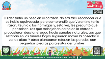 Historias para Maestros - ESMERALDA, LA HORMIGA QUE APRENDIÓ A ESCUCHAR en PDF