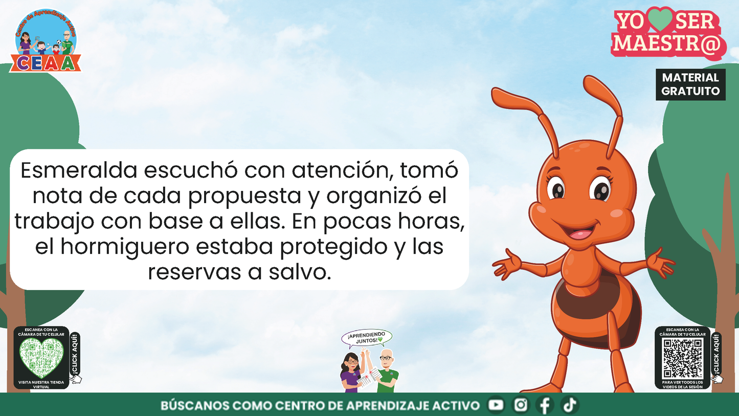 Historias para Maestros - ESMERALDA, LA HORMIGA QUE APRENDIÓ A ESCUCHAR en PDF