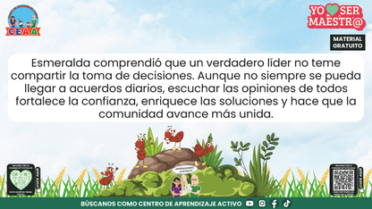 Historias para Maestros - ESMERALDA, LA HORMIGA QUE APRENDIÓ A ESCUCHAR en PDF