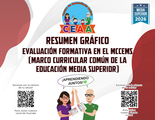 Resumen Gráfico: EVALUACIÓN FORMATIVA EN EL MCCEMS (MARCO CURRICULAR COMÚN DE LA EDUCACIÓN MEDIA SUPERIOR) - Media Superior