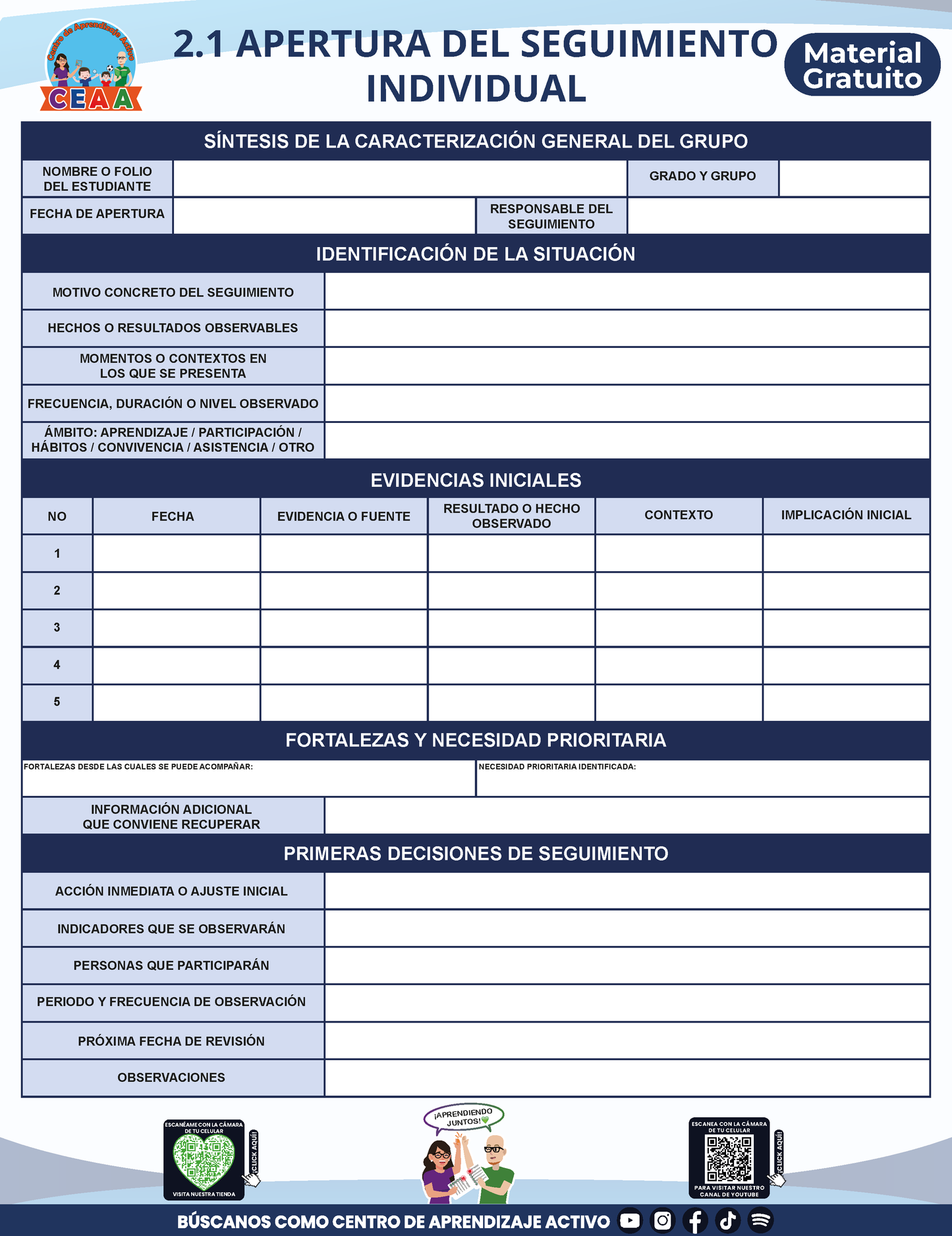 EXPEDIENTE INTEGRAL PARA LA EVALUACIÓN FORMATIVA Y ACOMPAÑAMIENTO DE LOS ESTUDIANTES en PDF