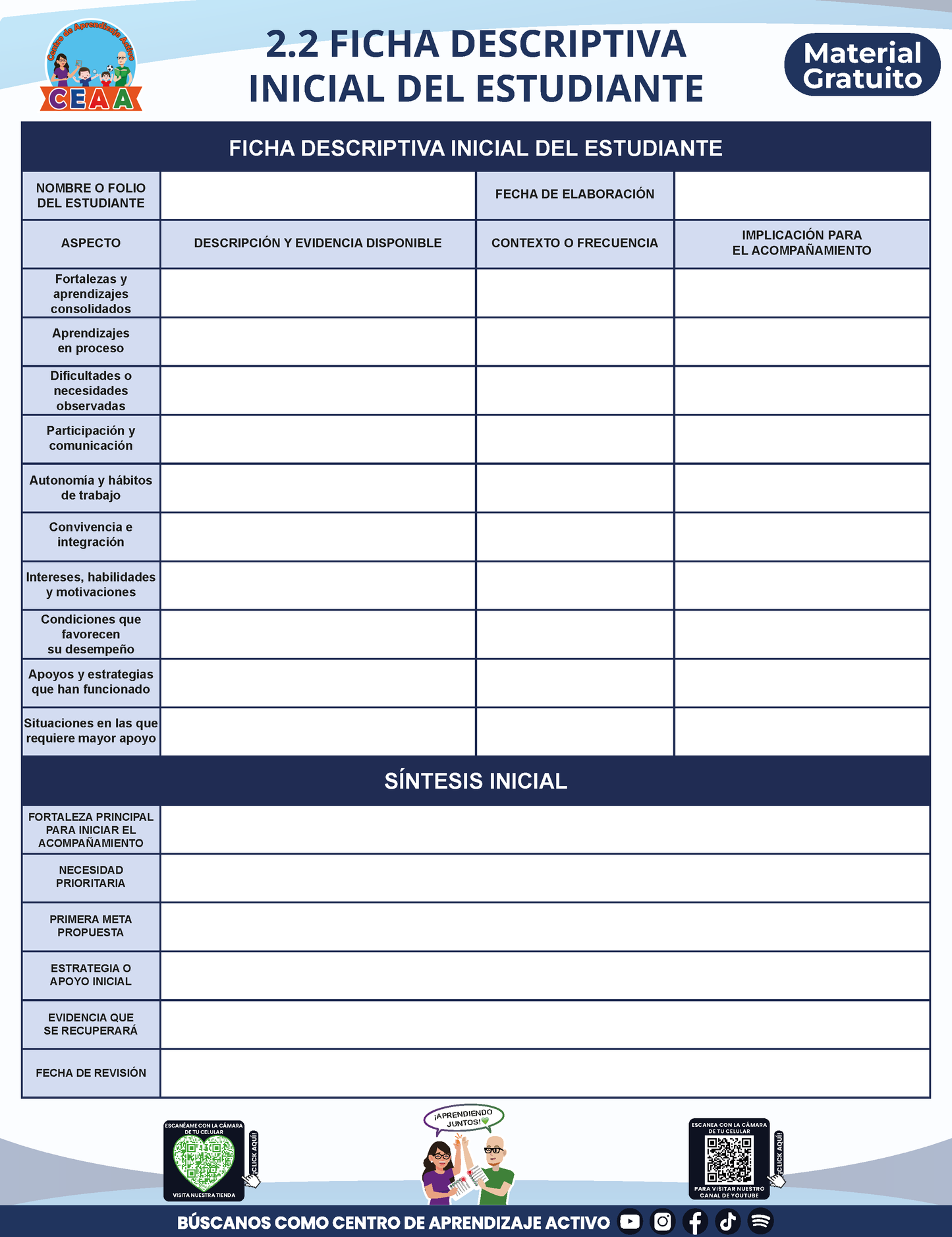 EXPEDIENTE INTEGRAL PARA LA EVALUACIÓN FORMATIVA Y ACOMPAÑAMIENTO DE LOS ESTUDIANTES en PDF