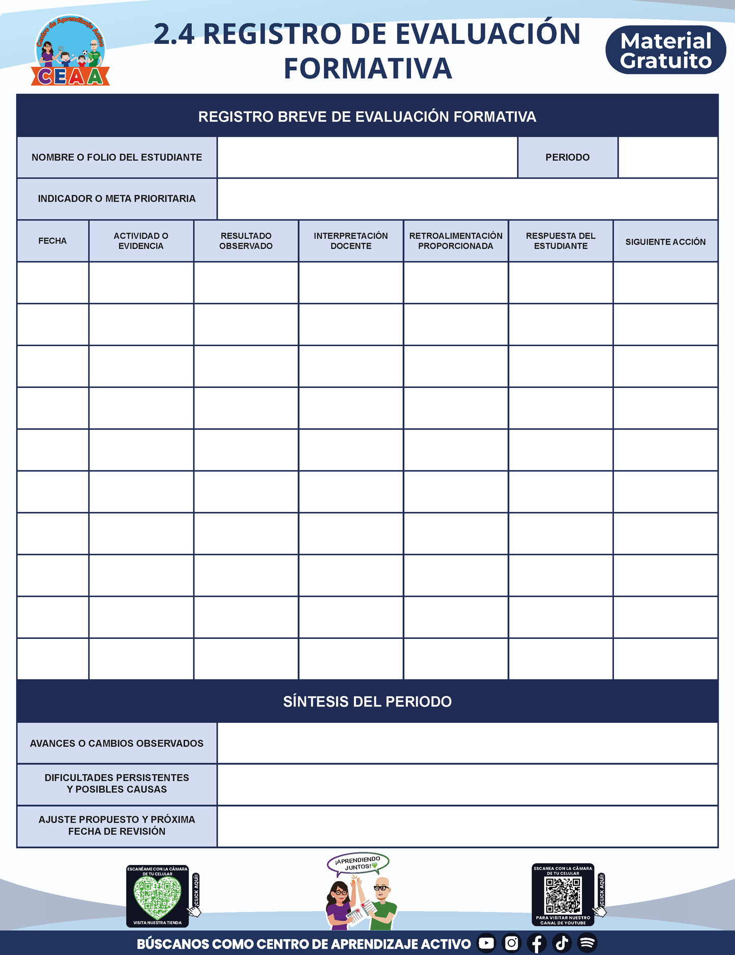 EXPEDIENTE INTEGRAL PARA LA EVALUACIÓN FORMATIVA Y ACOMPAÑAMIENTO DE LOS ESTUDIANTES en PDF