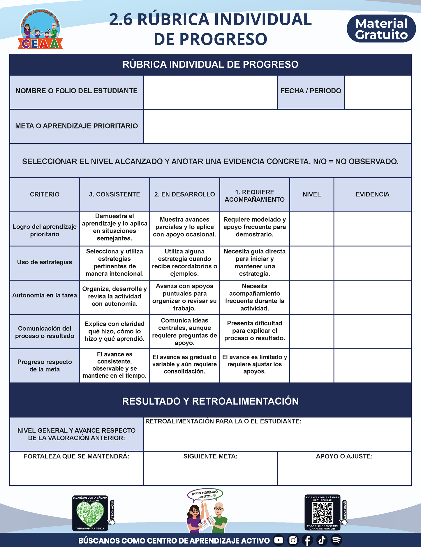 EXPEDIENTE INTEGRAL PARA LA EVALUACIÓN FORMATIVA Y ACOMPAÑAMIENTO DE LOS ESTUDIANTES en PDF
