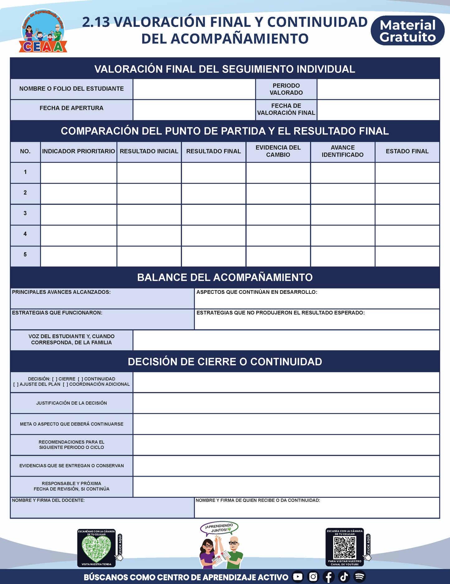 EXPEDIENTE INTEGRAL PARA LA EVALUACIÓN FORMATIVA Y ACOMPAÑAMIENTO DE LOS ESTUDIANTES en PDF