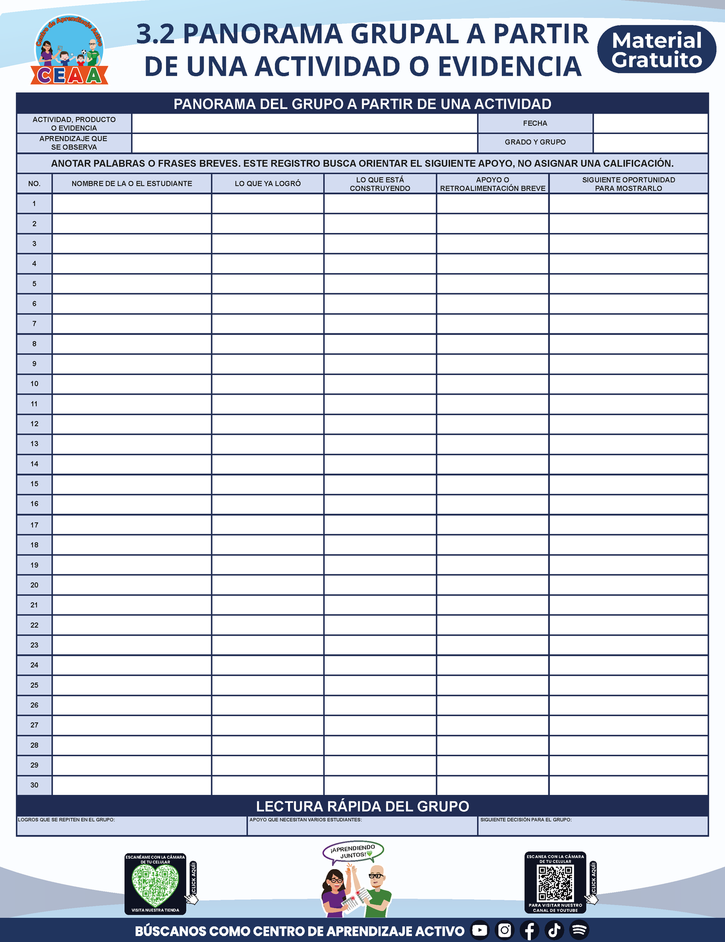 EXPEDIENTE INTEGRAL PARA LA EVALUACIÓN FORMATIVA Y ACOMPAÑAMIENTO DE LOS ESTUDIANTES en PDF