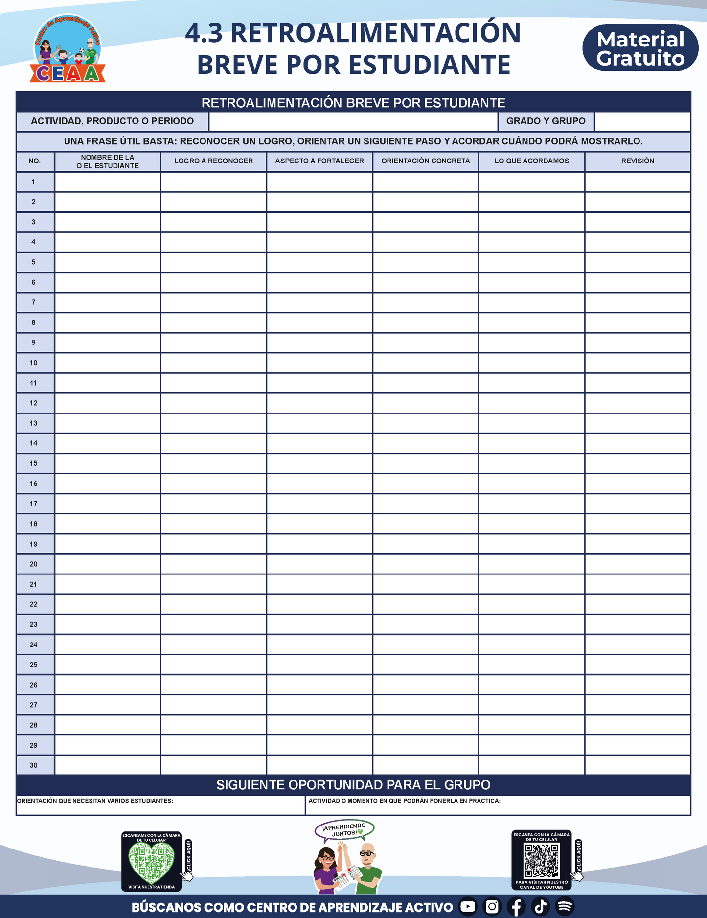 EXPEDIENTE INTEGRAL PARA LA EVALUACIÓN FORMATIVA Y ACOMPAÑAMIENTO DE LOS ESTUDIANTES en PDF